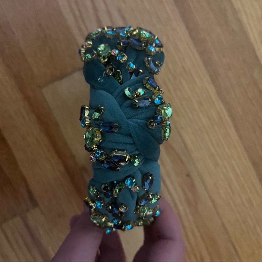 Lele Sadoughi Crystal Beaded Headband